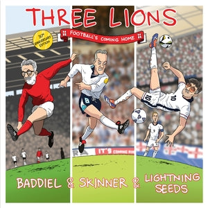 Baddiel, Skinner & Lightning Seeds: Three Lions (Red Vinyl) - Vinyl