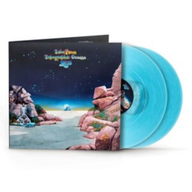 Yes: Tales From Topographic Oceans (Transparent Curacao Blue Vinyl) - Vinyl