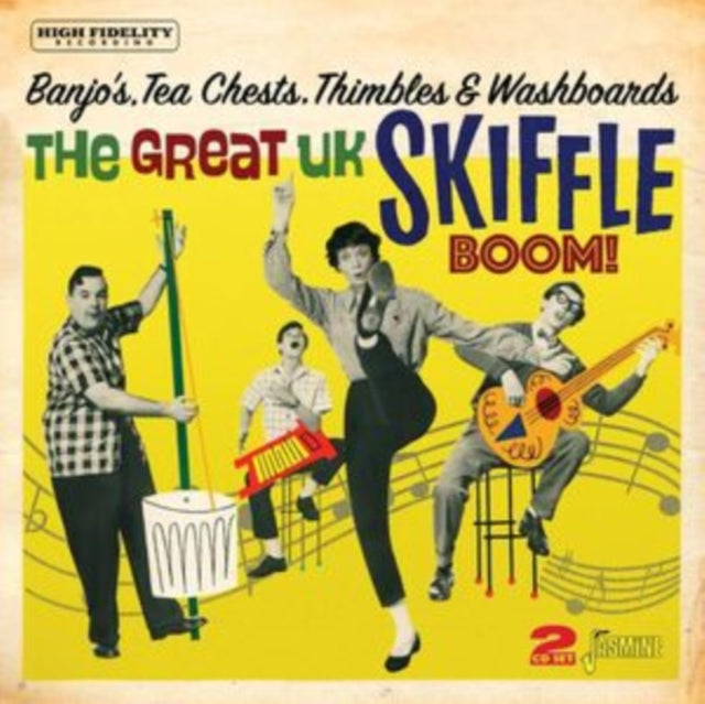 Various Artists: BanjoS. Tea Chests. Thimbles & Washboards - The Great Uk Skiffle Boom - CD