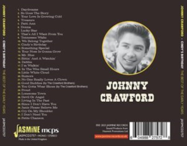 Johnny Crawford: Cindys Birthday - CD