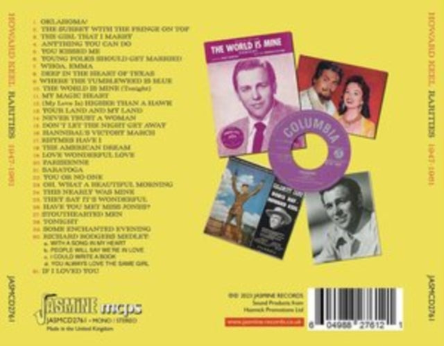 Howard Keel: Rarities 1947-1961 - CD