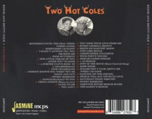 Eddie & Betty Cole: The Two Hot Coles - CD