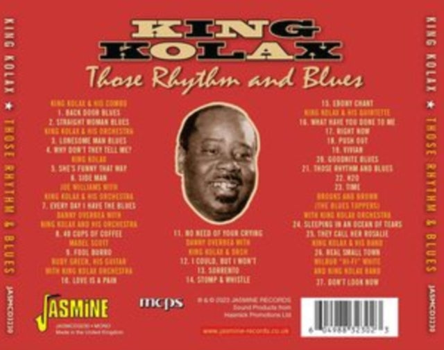 King Kolax: Those Rhythm And Blues 1948-1960 - CD