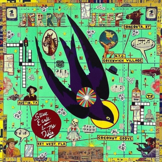 Steve Earle and The Dukes: Jerry Jeff (Clear Vinyl) (Indie Exclusive) - Vinyl