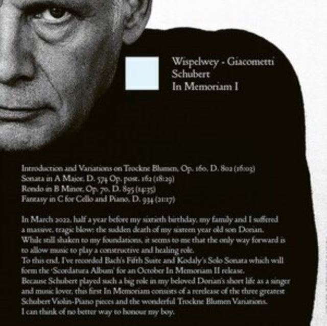 Pieter Wispelwey / Paolo Giacometti: In Memoriam I - CD