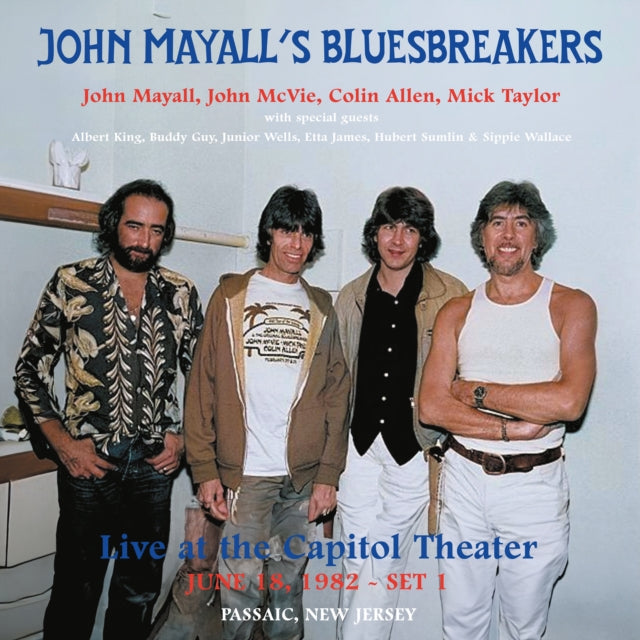 John Mayall's Bluesbreakers: Live At The Capitol Theater - June 18. 1982 Passaic. New Jersey Set 1 (Blue Vinyl) - Vinyl