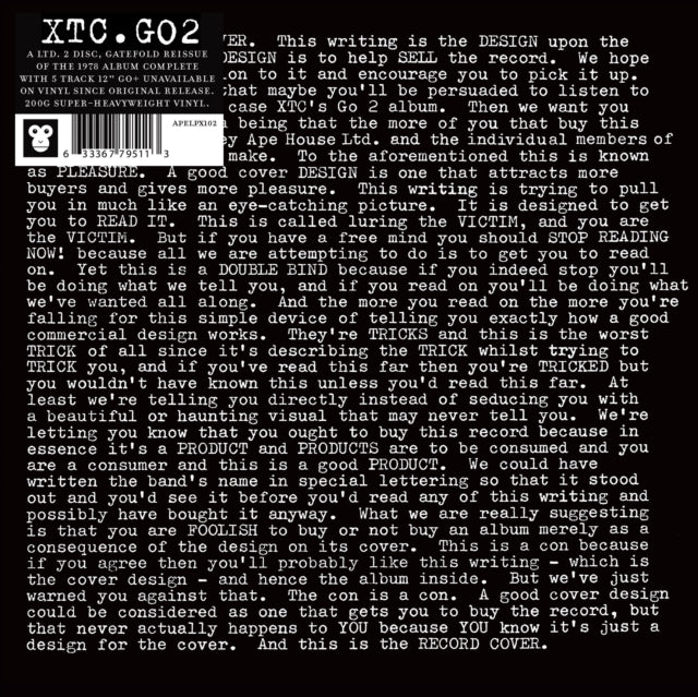 XTC: Go2 - Vinyl
