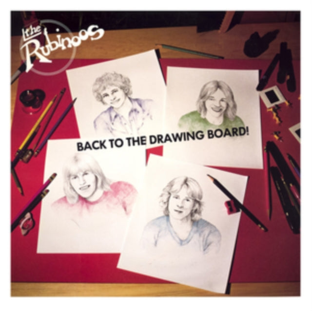 The Rubinoos: Back To The Drawing Board (Ruby/Black Splatter Vinyl) - Vinyl