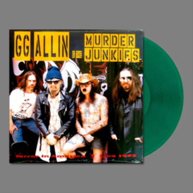 GG Allin & The Murder Junkies: Terror In America (Clear Green Vinyl) - Vinyl