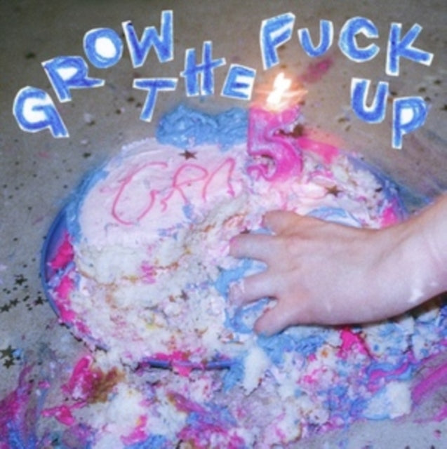 VIAL: Grow The Fuck Up (Twister - Cobalt Blue/White/Baby Blue Spokes Vinyl) (Indies) - Vinyl