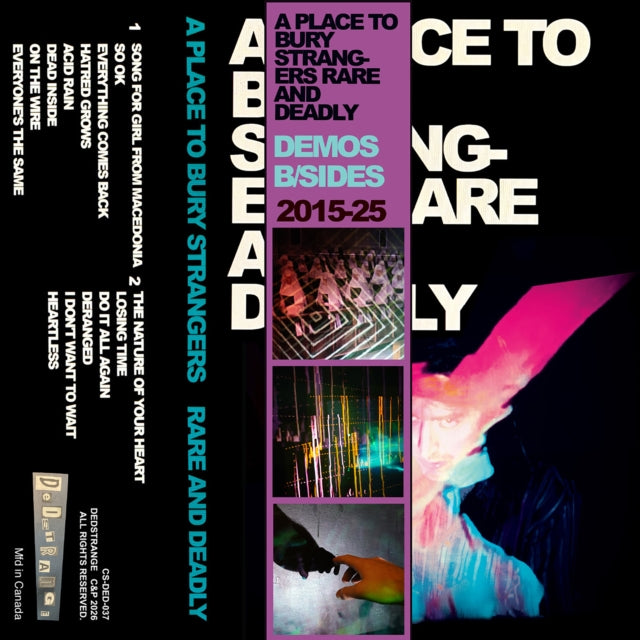 A Place to Bury Strangers: Rare And Deadly - Cassette