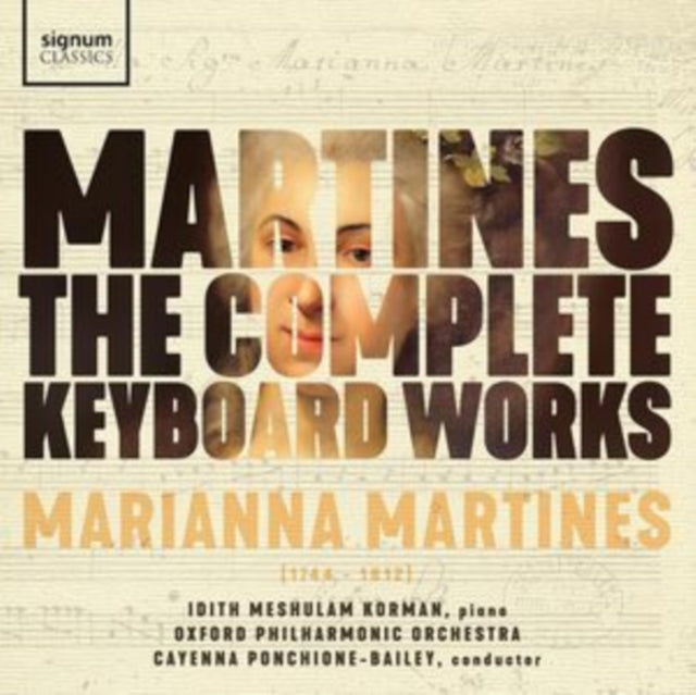 Oxford Philharmonic Orchestra / Cayenna Ponchione-bailey / Idith Meshulam Korman: Martines: The Complete Keyboard Works - CD