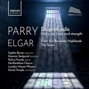 London Mozart Players / David Temple / Hertfordshire Chorus: De Profundis: Choral Works By Parry And Elgar - CD
