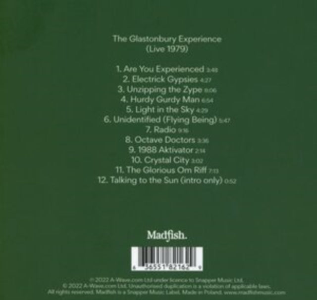 Steve Hillage: The Glastonbury Experience (Live 1979) - CD