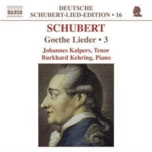Kalperskehring: Schubertgoethe Lieder 3 - CD