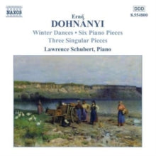 Lawrence Schubert: Dohnanyiwinter Dancessix Piano Pieces - CD