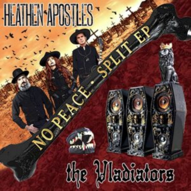 Heathen Apostles/The Vladiators: No Peace: Split EP - CD