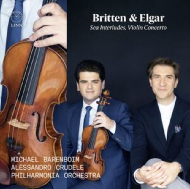 Michael Barenboim / Alessandro Crudele / Philharmonia Orchestra: Britten & Elgar: Sea Interludes / Violin Concerto - CD