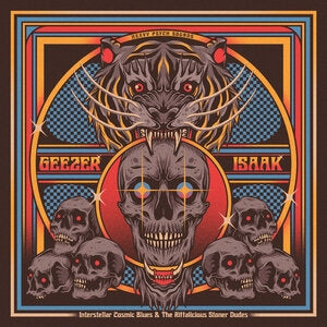 Geezer/Isaak: Interstellar Cosmic Blues & The Riffalicious Stoner Dudes (Transparent Red/Blue Splatter Vinyl) - Vinyl