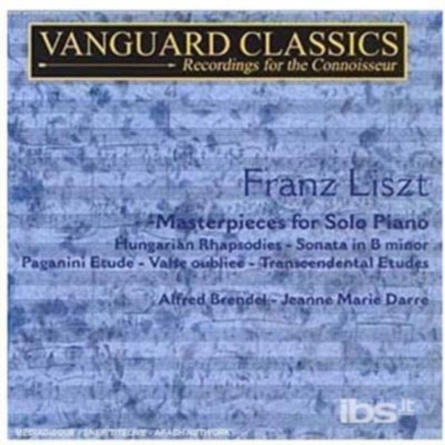 Brendel / Darre: Liszt:Piano Masterpieces - CD