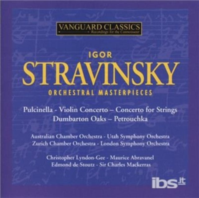 Various Artists: Stravinsky: Pulcinella / Concs For Violin / Dumbarton Oaks / Petrouchka - CD