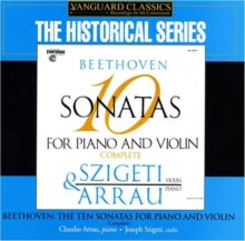 Joseph Szigeti / Claudio Arrau: Beethoven: 10 Sonatas For Violin And Piano - CD