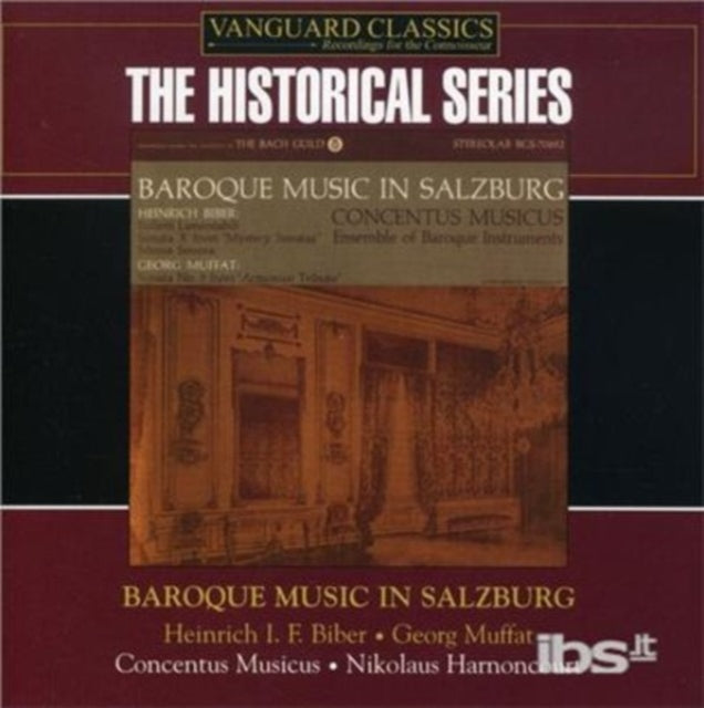 Concentus Musicus. Nikolaus Harnoncourt: Baroque In Salzburg: Muffat:Armonico Tributo: Sonata No 5 In G Major. Biber: Balletti Lamentabili. M - CD