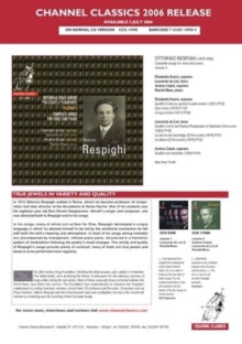 Reinild Mees: Respighi Complete Songs For Voice Vol3 - CD