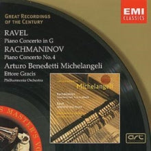 Michelangeli Philarmonia Orchestra: Ravel Rachmaninov Piano Concerto In G - CD