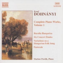 Markus Pawlik: Dohnanyicomplete Piano Works Vol 1 - CD