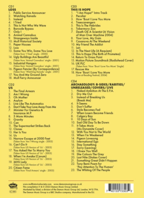 Mull Historical Society: Archaeology - Complete Recordings 2000-2004 - CD