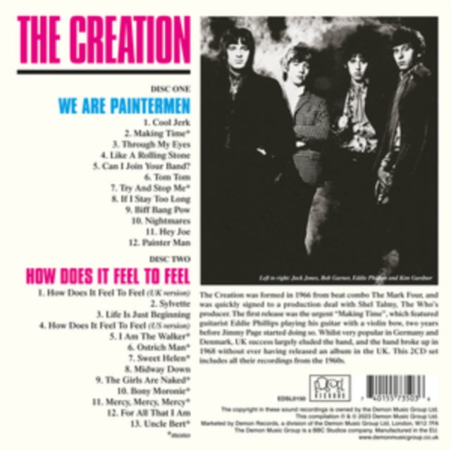 The Creation: We Are Paintermen + How Does It Feel To Feel (Deluxe Edition) - CD
