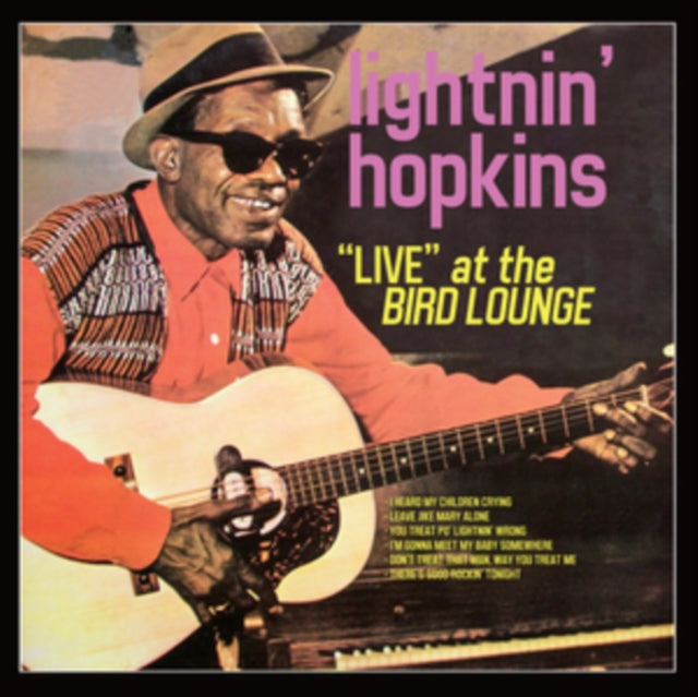 Lightnin' Hopkins: Live At The Bird Lounge (Clear/Red/Yellow Splatter Effect Vinyl) - Vinyl