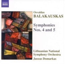 Lithuanian Nat Sodomarkas: Balakauskassymphonies Nos 4 5 - CD