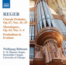 Wolfgang Rubsam: Regerorgan Works Vol 15 - CD