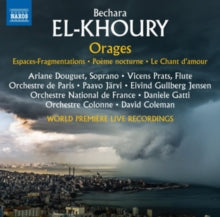 Orchestre Colonne/coleman: El-Khoury/Orages - CD