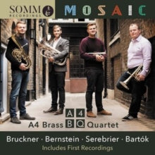 A4 Brass Quartet: Jose Serebrier / Leonard Bernstein / Jonathan Bates / Bela Bartok / Joseph Kosma / Christian Overhead / Percy Grainger Daniel Hall... - CD