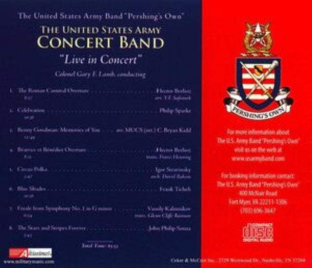 Various Artists: Us Army Concert Band - CD