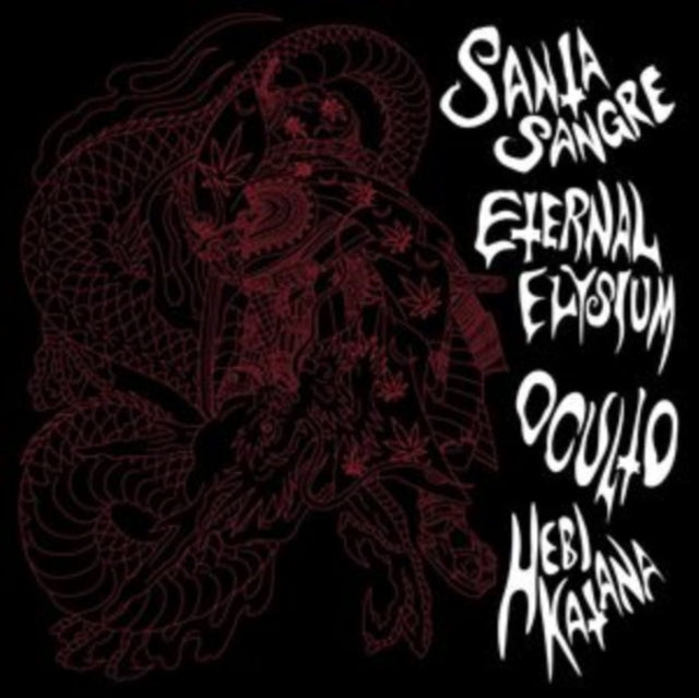 Santa Sangre/Eternal Elysium/Oculto/Hebi Katana: Split (Red Marbled Vinyl) - Vinyl