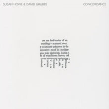 Susan Howe & David Grubbs: Concordance - Vinyl