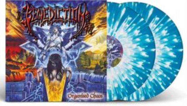 Benediction: Organised Chaos (Light Blue/White Splatter Vinyl) - Vinyl