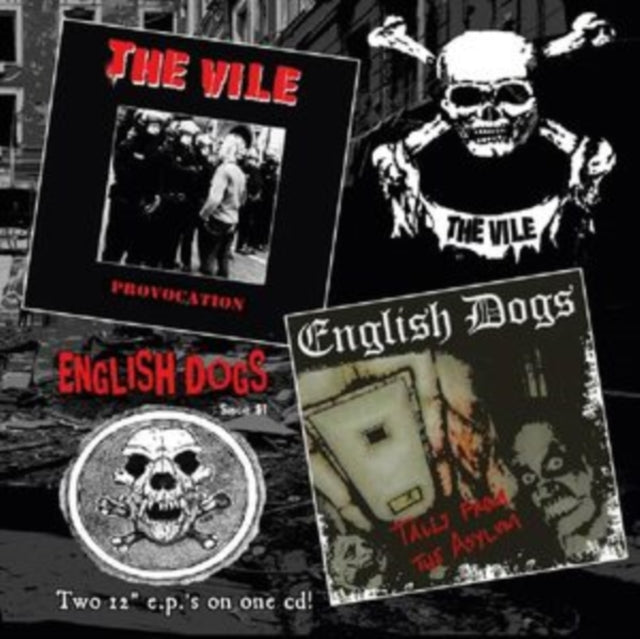 English Dogs/The Vile: Tales From The Asylum / Provocation - CD