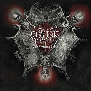 Graveir: The Festering Triad (Red/Black Splatter Vinyl) - Vinyl