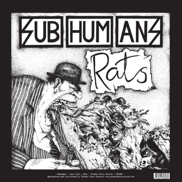 Subhumans: Time Flies + Rats (Red Vinyl) - Vinyl