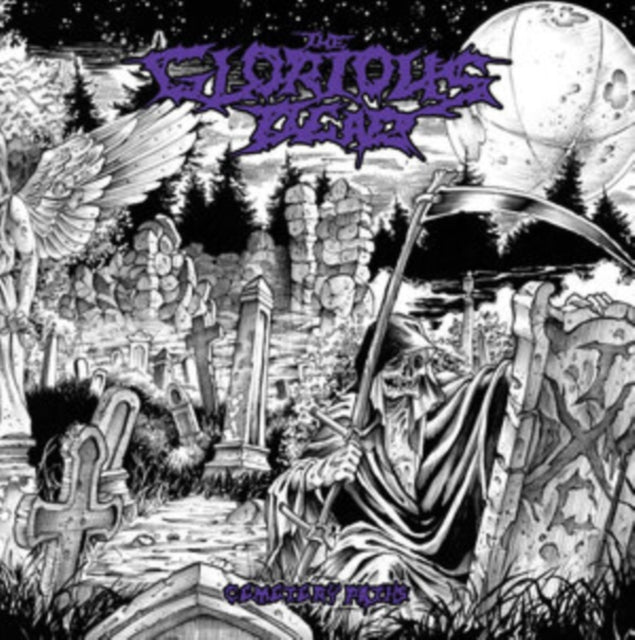 The Glorious Dead: Cemetery Paths (Purple/Black/White Splatter Vinyl) - Vinyl