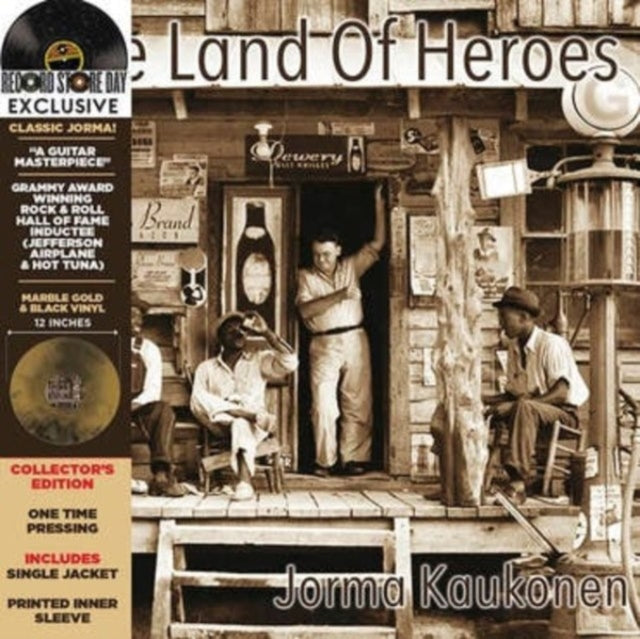 Jorma Kaukonen: The Land Of Heroes (Gold/Black Vinyl) (Rsd 2022) - Vinyl