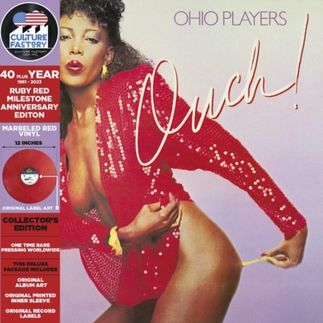 Ohio Players: Ouch (Red/Gold Marbled Vinyl) - Vinyl