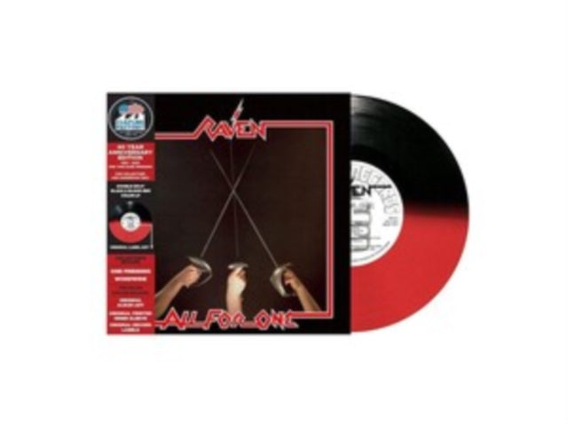 Raven: All For One (Black/Red Half/Half Vinyl) - Vinyl