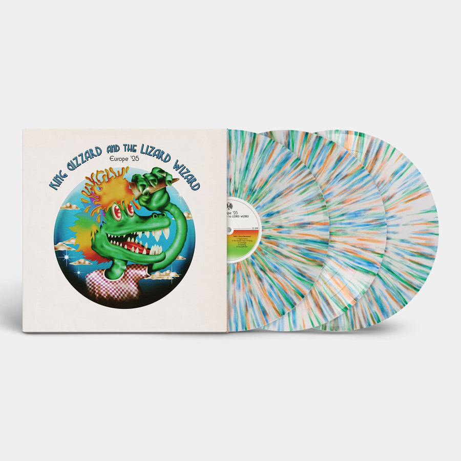 King Gizzard & the Lizard Wizard: Europe 25 Vol. II (Triple Gatefold - Rainbow Sprinkles Splatter) - Vinyl