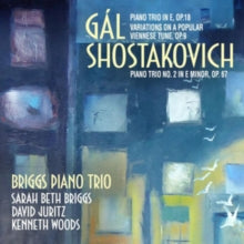 Briggs Piano Trio: Hans Gal: Piano Trio In E. Op. 18 / Variations On A Popular V - CD